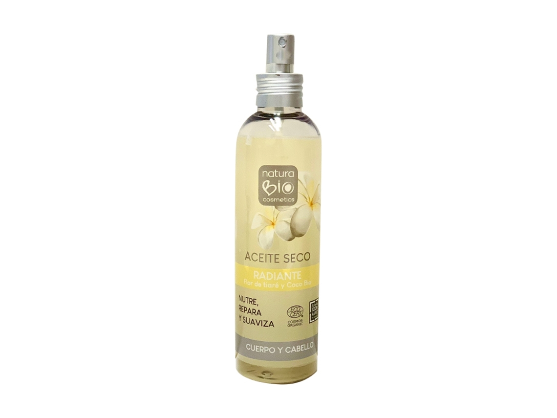 Óleo Corporal NATURABIO COSMETICS Óleo Seco Radiante (200 ml)