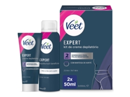 Kit Cremes Depilatórios Expert Zona Íntima VEET emb. 2 x 50 ml