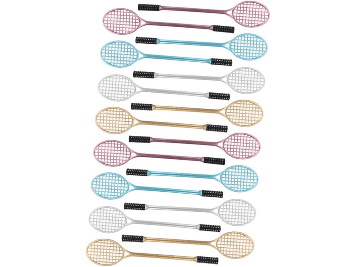 Conjunto De 16 Canetas Em Gel Sewacc Com Design Raquete, Criativas E