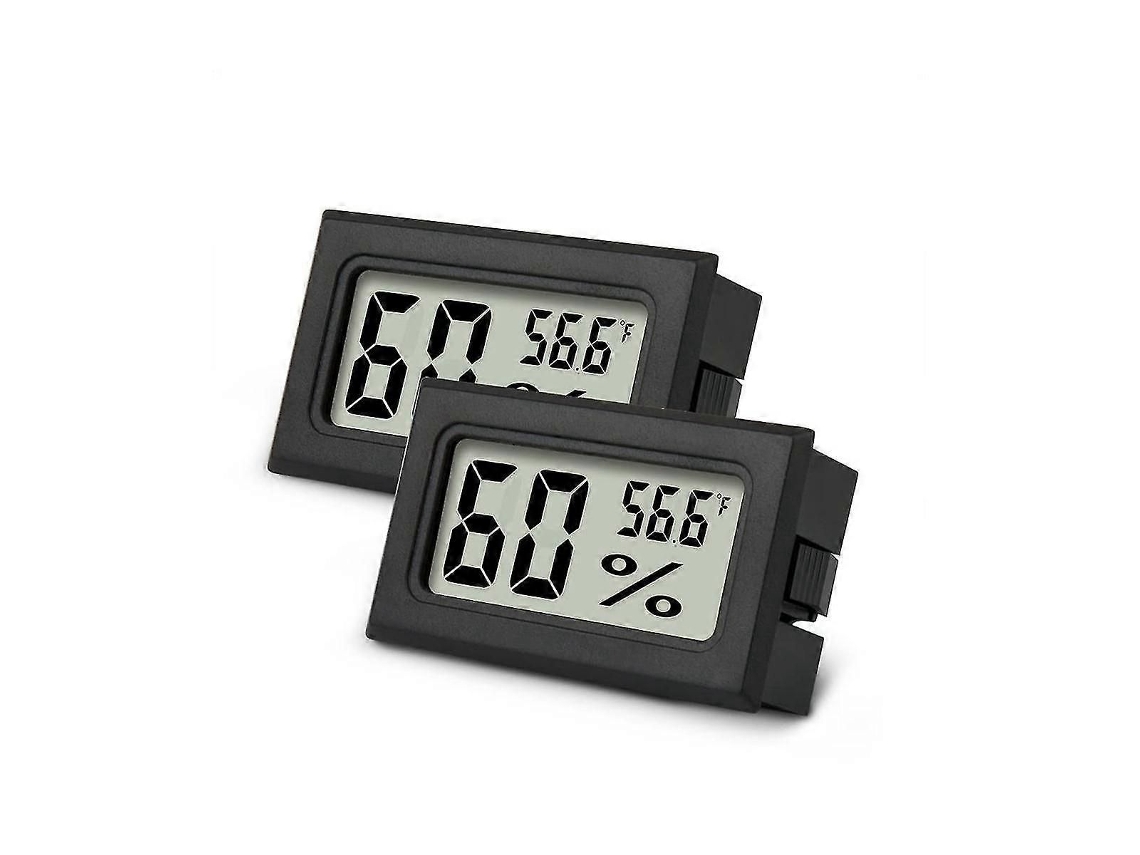 Conjunto De 5 Mini Termômetros E Higrômetros Digitais, Monitor De Umidade Interna, Medidor De Temperatura E Umidade