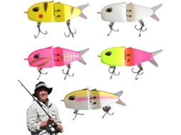 De Pesca Deslizante, Isca De Pesca De Afundamento Lento Articuladas Realistas Com Barbatanas De Gokoco