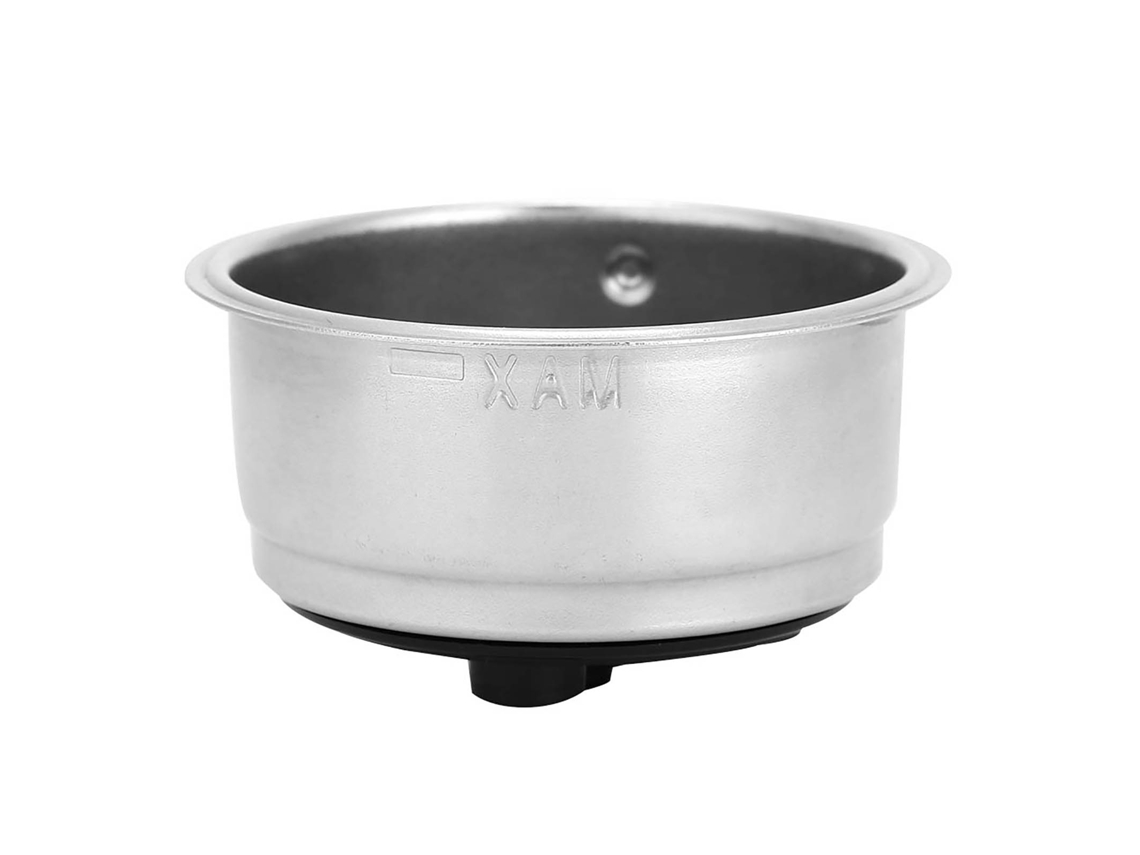 Cesto De Filtro Café Removível Em Aço Inoxidável, Coador, Acessórios Para Máquina Casa E Escritório, Duas Xícaras.
