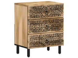 Bedside Cabinet, Bedside Cabinets Vidaxl Marrom Madeira