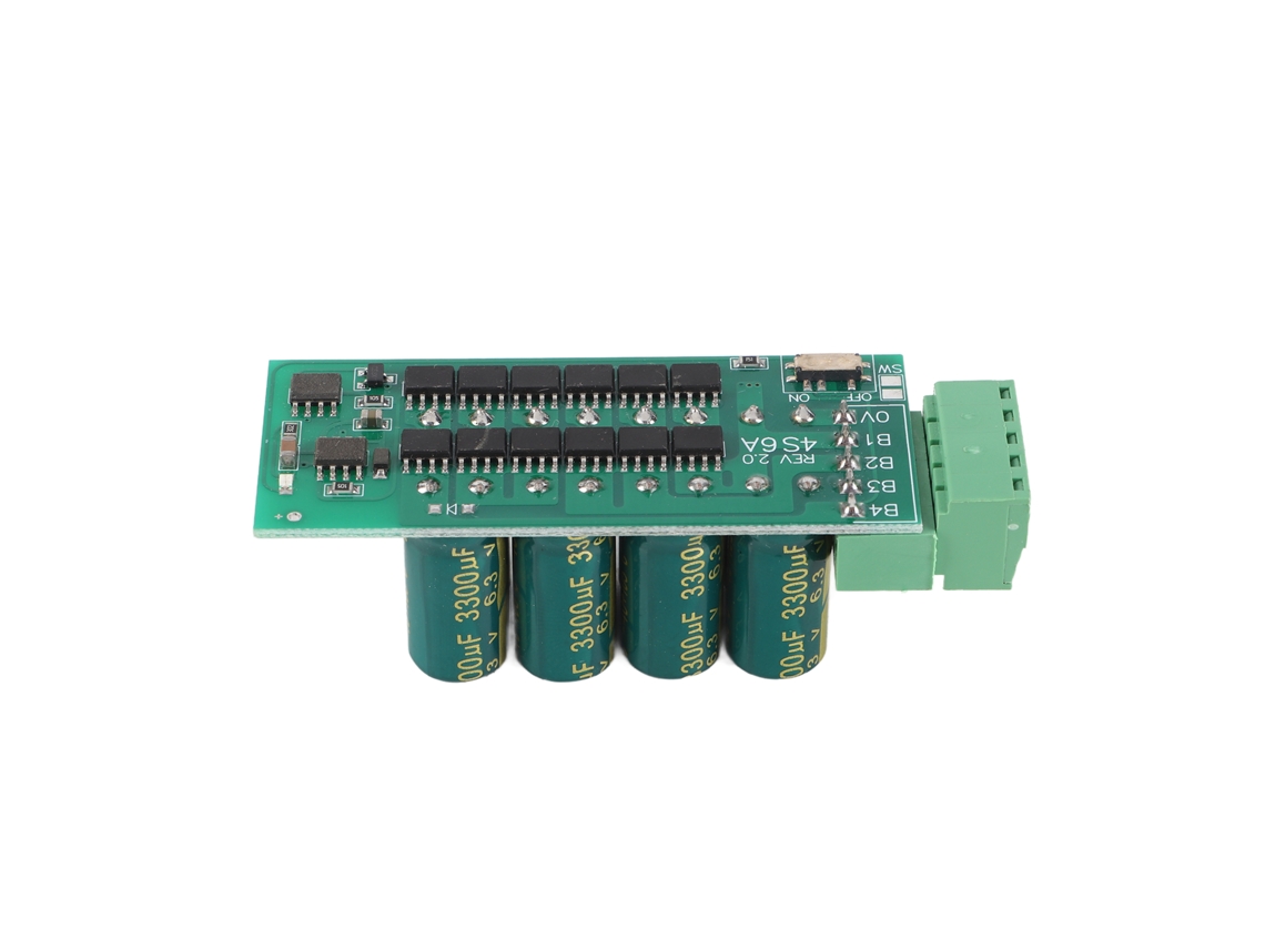 Placa de Balanceamento Ativo para Baterias 4 Séries 6a Placa de Igualação Capacitiva Transferência de Energia