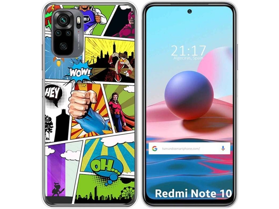 Capa Xiaomi Redmi Note 10 / 10S TUMUNDOSMARTPHONE Comic Multicor
