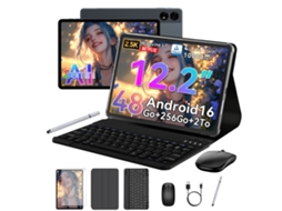 Tablet TABWEE T60 Teclado + Rato (12'' - 48 GB - 256 GB - Cinzento)
