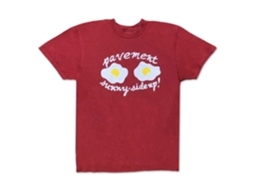 Pavement Sunny Eggs Red T shirt ROCKINSTONE Unisex Adults Best Sellers Size:m