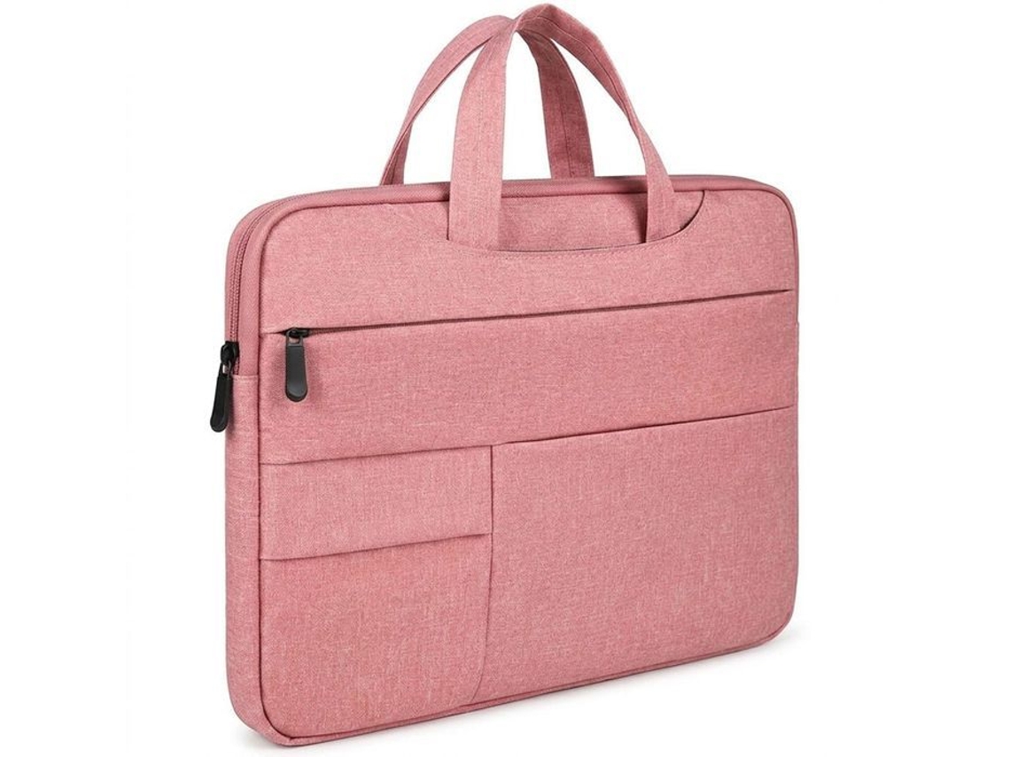 Capa Para Computador De 13 Polegadas Com Vários Compartimentos Para Macbook Air 13 M1-m5 Neo - Rosa