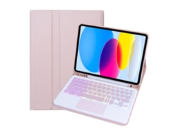Capa Com Teclado Bluetooth Retroiluminado E Slot Para Caneta Para Ipad Air 7 2025 11 Polegadas Português