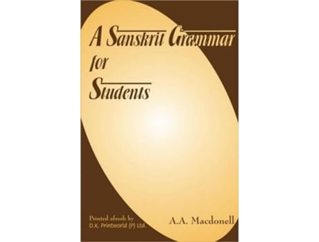 Livro A Sanskrit Grammar for Students de A Macdonell (Inglês - Capa Dura)