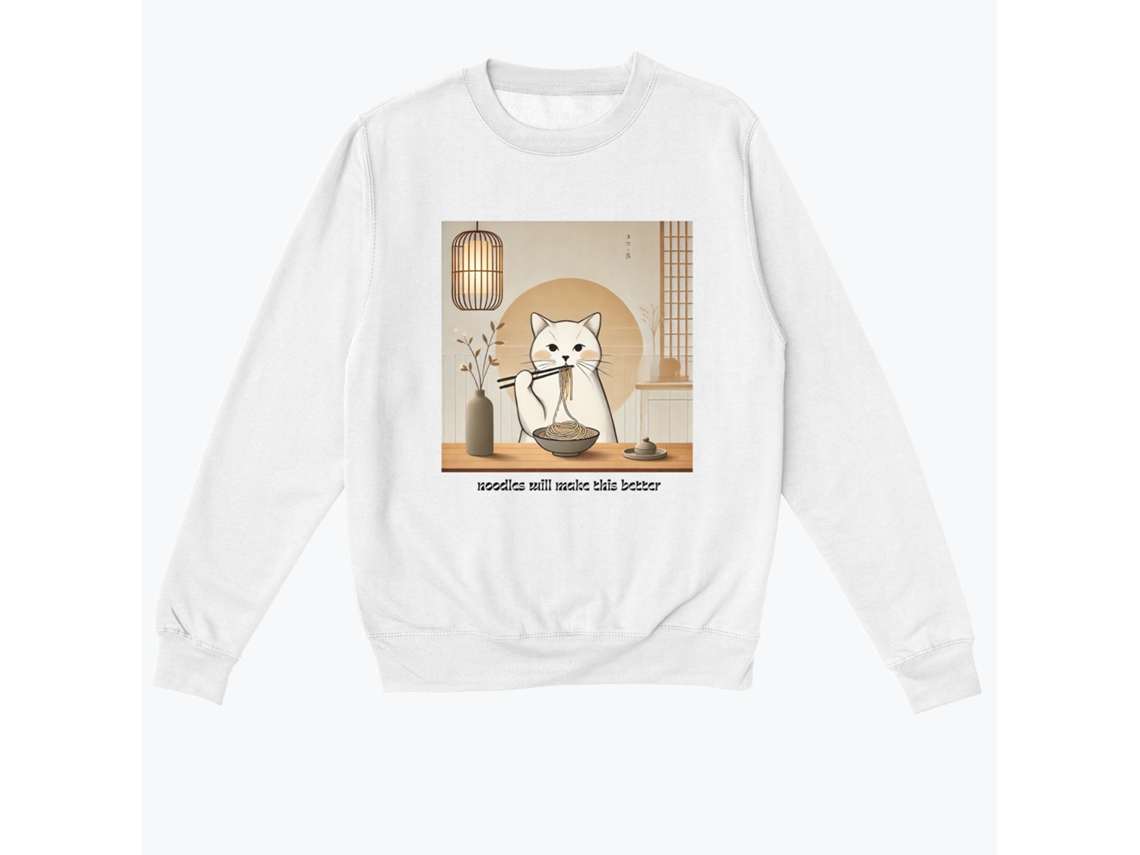Unisex More Noodles Please Classic Sweatshirt-xxl