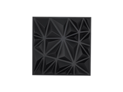 Painéis De Parede Vevor 3d Pvc Black Diamond 2,97 Metros Quadrados 33 Unidades 300 X 300 X 25,1 Mm