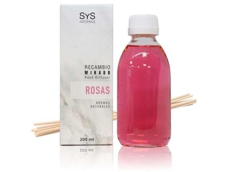S&S Mikado recarga rosas 200ml + palos