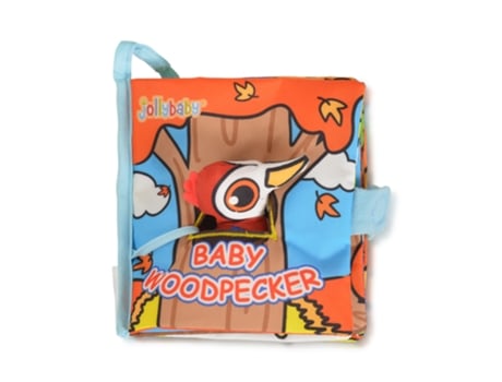 Livro Montessori Com Brinquedo Pica Pau 2103072 Jolly Baby Jolly Baby