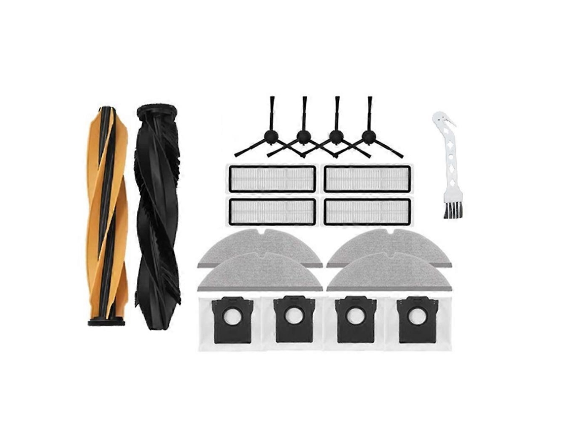 19 Pcs For Dreame D20 Plus Vacuum Main Side Brush Filter Dust Bag