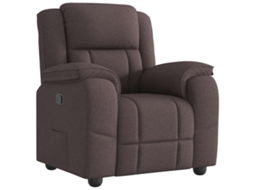 Recliner Chair, Recliner Chairs Vidaxl Marrom Tecido