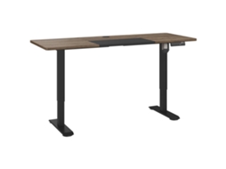Mesa Elétrica Ajustável para Computador com Motor,altura de 72 a 116cm,estilo Natural e Preto,140x70cm PAPRIKA