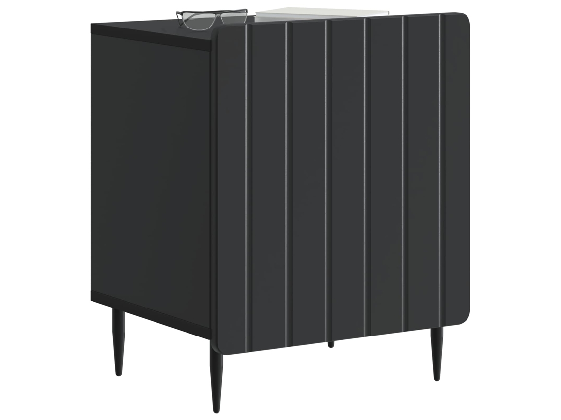 Armário de Cabeceira Preto 43 X 34,5 X 52 Cm MAISON EXCLUSIVE