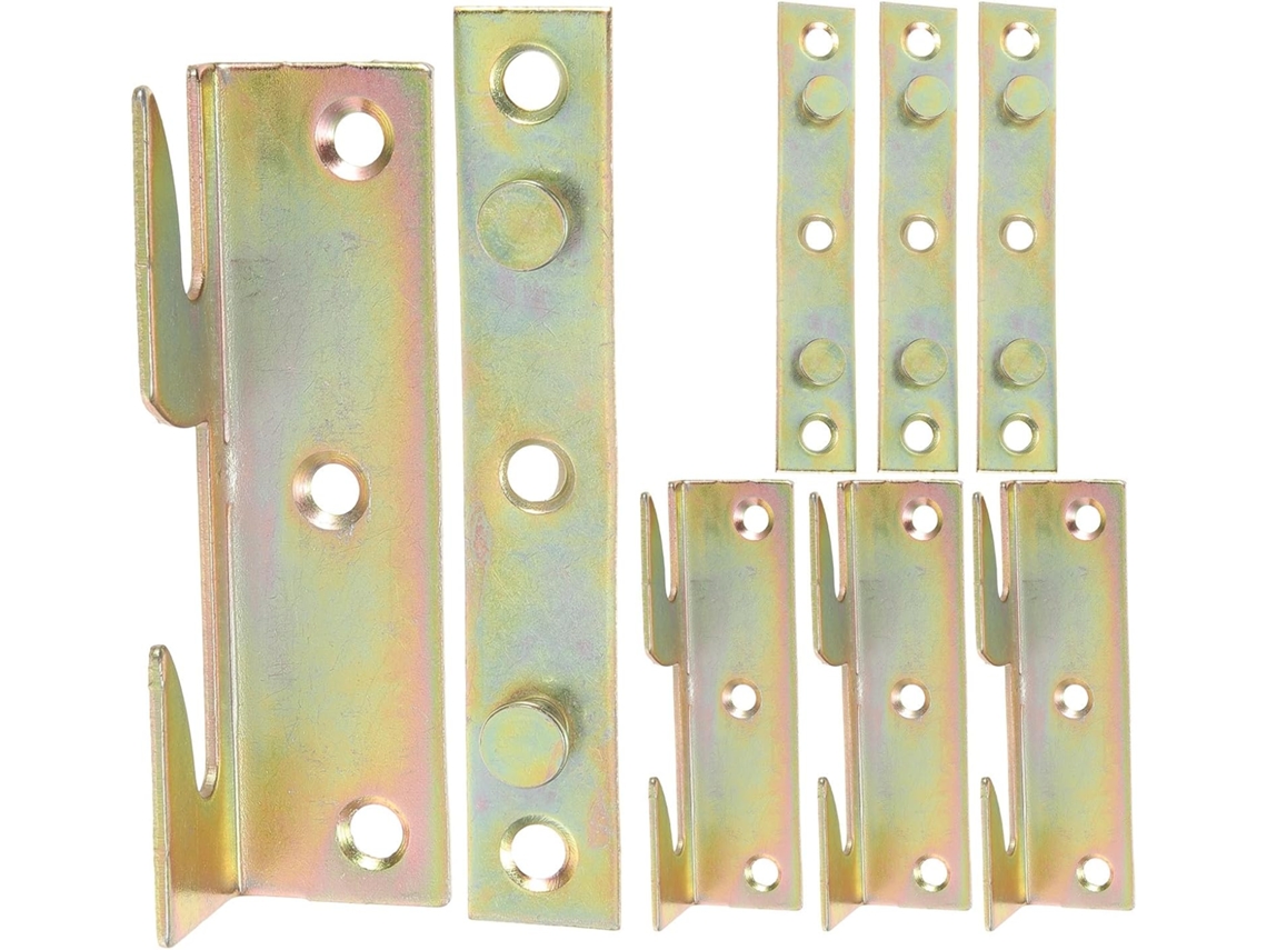 Levemolo 8-suportes De Cama Em Aço Laminado A Frio, Dobradiças De Canto 4-polegadas, Fixadores Reforçados Para Trilhos