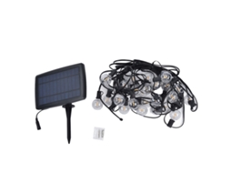 Rebe-luces De Cadena Solares G40 27led 50ft Modos De Iluminación Ip65 Para Jardín Pátio Fiesta Decoración Luz Caliente