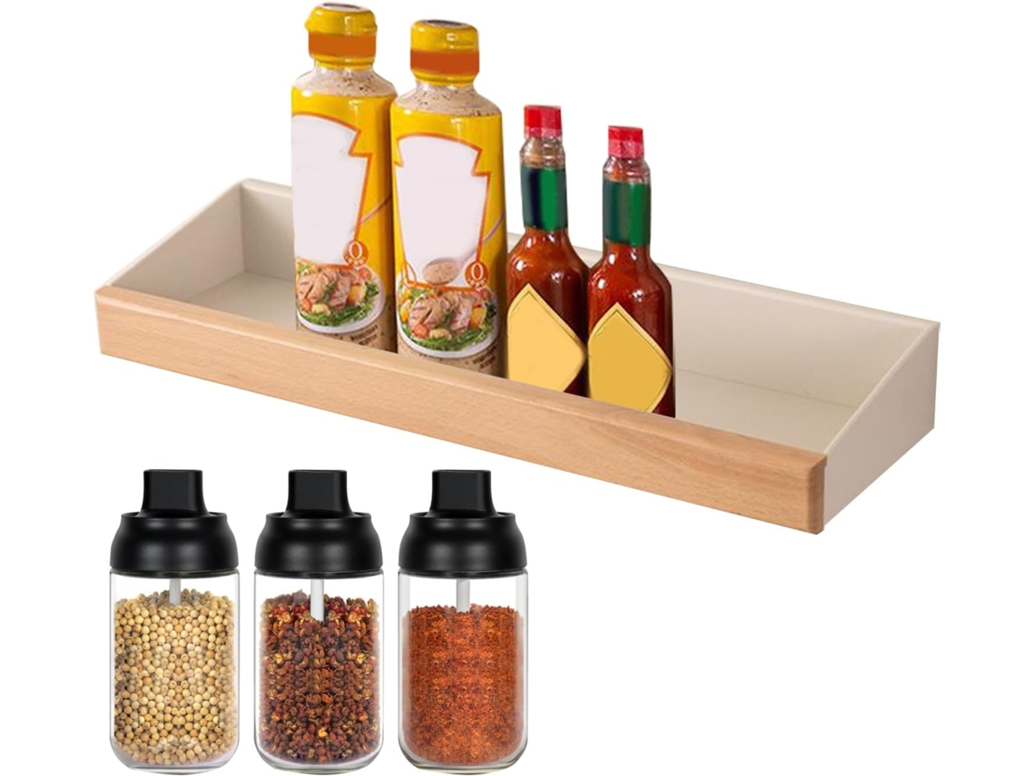 Prateleiras De Cozinha Genéricas Para Parede, 12,01 X 5,12 X 2,17 Polegadas.