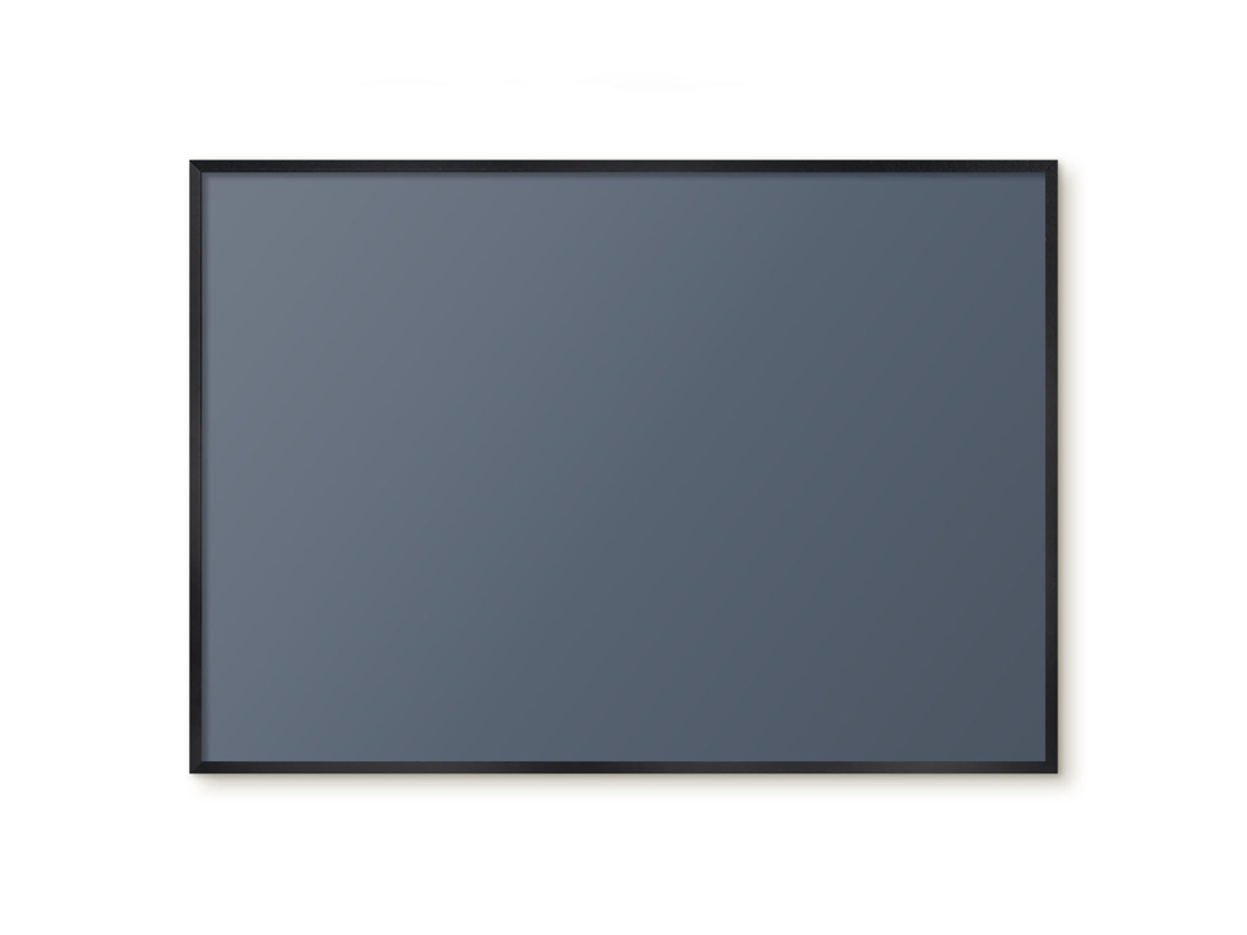 Magnetic Board Chestnut Brown For The Living Room Espelharte (100x70 Cm)