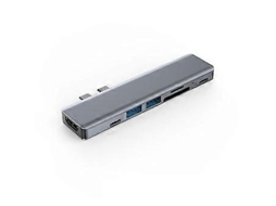 Adaptador Pd De Cabeça Dupla Compatível Com Hub De Porta De Dados Pd Thunderbolt 3 Usb Tipo C Brilvibera