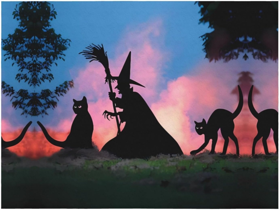 Colcha de Flanela com Estampa Assustadora Halloween Macia e Quentinha para Sofá Quarto 101 6 X 76 2 Cm, Maci