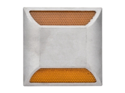 Clavo Reflectivo Led De Aluminio Fundido Con Perlas, Señal Protuberante Dual, Señal Elevada Reflectiva Para Señalización Vial