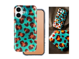 Capa Para Iphone 17 Com Acabamento Perolado E Estampa Animal - Crazy Cheetah