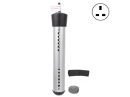 Aquecedor elétrico de água flutuante para piscina, 1500 W, 1,5 m, preto (220-250 V, Reino Unido, com desligamento automático, 1500 W)