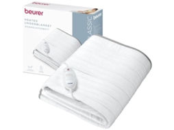 Beurer Ts 17 Cubrecolchón Térmico,nuevo, Caja Abierta, Material Suave no Tejido, Antideslizante Gracias a La Fijación Con Elástico, 3 Niveles de