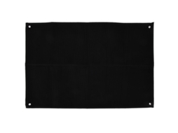 Mali quadro de Exibição de Patches com Hook And Loop para Emblemas Militares Preto
