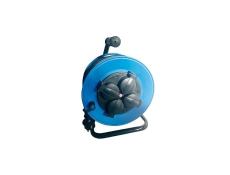 Enrolador De Cabo De Extensão Profissional Com 4 Soquetes 25m Ip44 Gsc (3x1,5 Mm)
