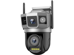 Câmera Ip de Cftv Wi fi com Rastreamento, Lente Dupla de 4mp, Tela Tripla SFUSHOS