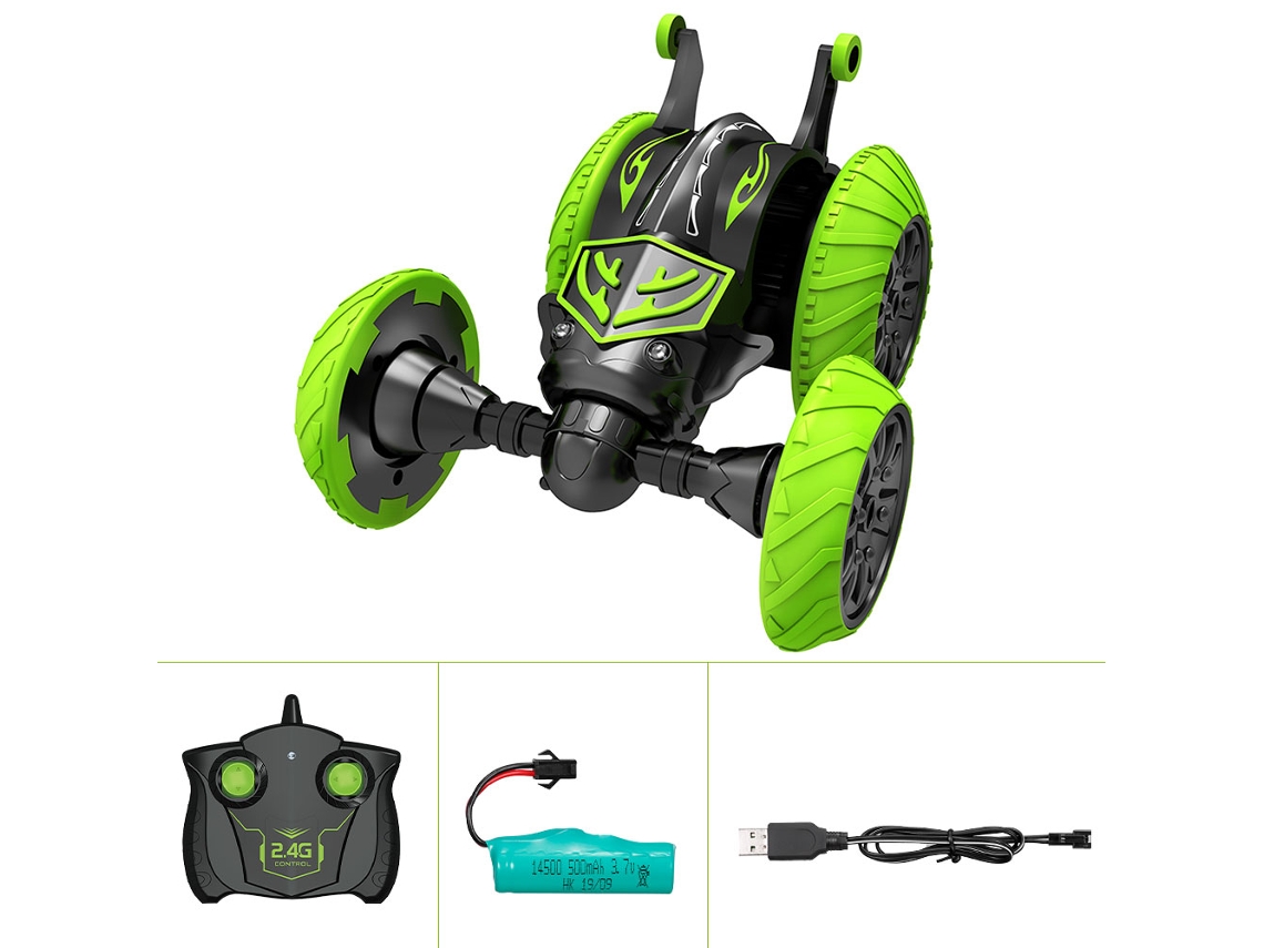 Carro De Stunt Rc 2.4ghz Com Deformação 3d Drift Climb Flip Brinquedo Elétrico Para Crianças Meninos