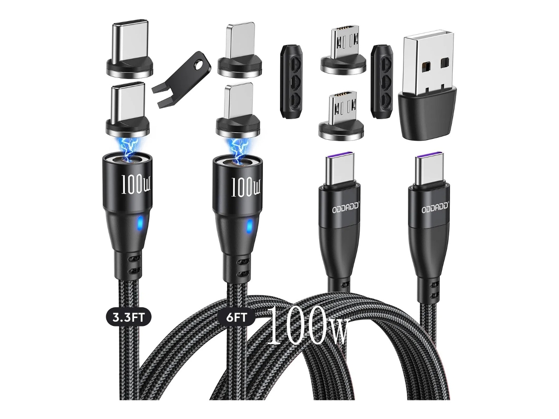 Cabo Usb De Carregamento E Dados, Usb-c 100 W, Para Dispositivos Eletr