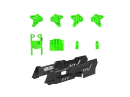 Kit de Peças Moldadas por Injeção em Tpu Branco para Drones de Corrida Fpv Sh Cineflow 5 / Cinelr 7 MDUG (iflight)