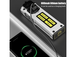 Nova Lanterna Cob Super Brilhante Led Lanterna Tática De Acampamento Usb Recarregável Olysi Shop