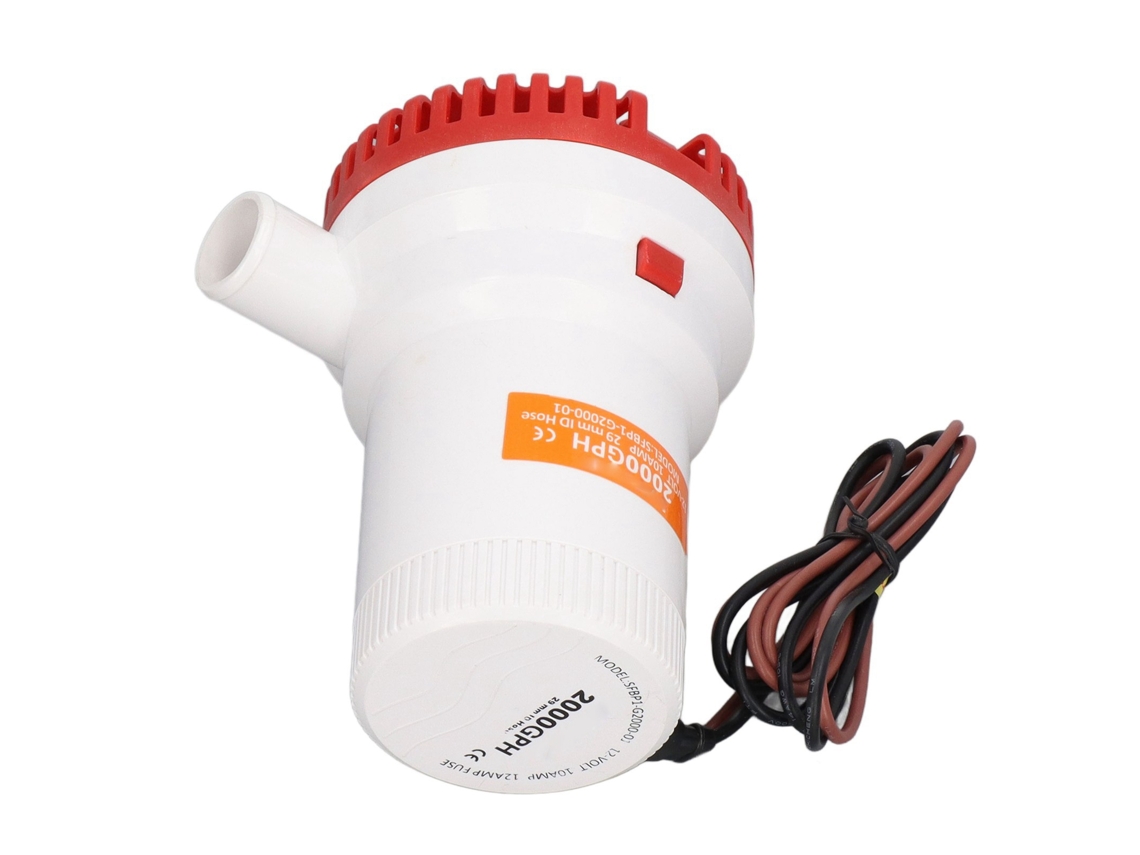 Bomba De Água Submersível Marítima Barco 12v 2000gph
