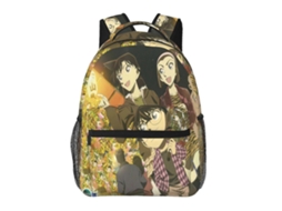 Mochila De Estudante Conan Edogawa O60, Durável E Leve, Com Alça De Ombro Impermeável E Respirável. Olysi Shop