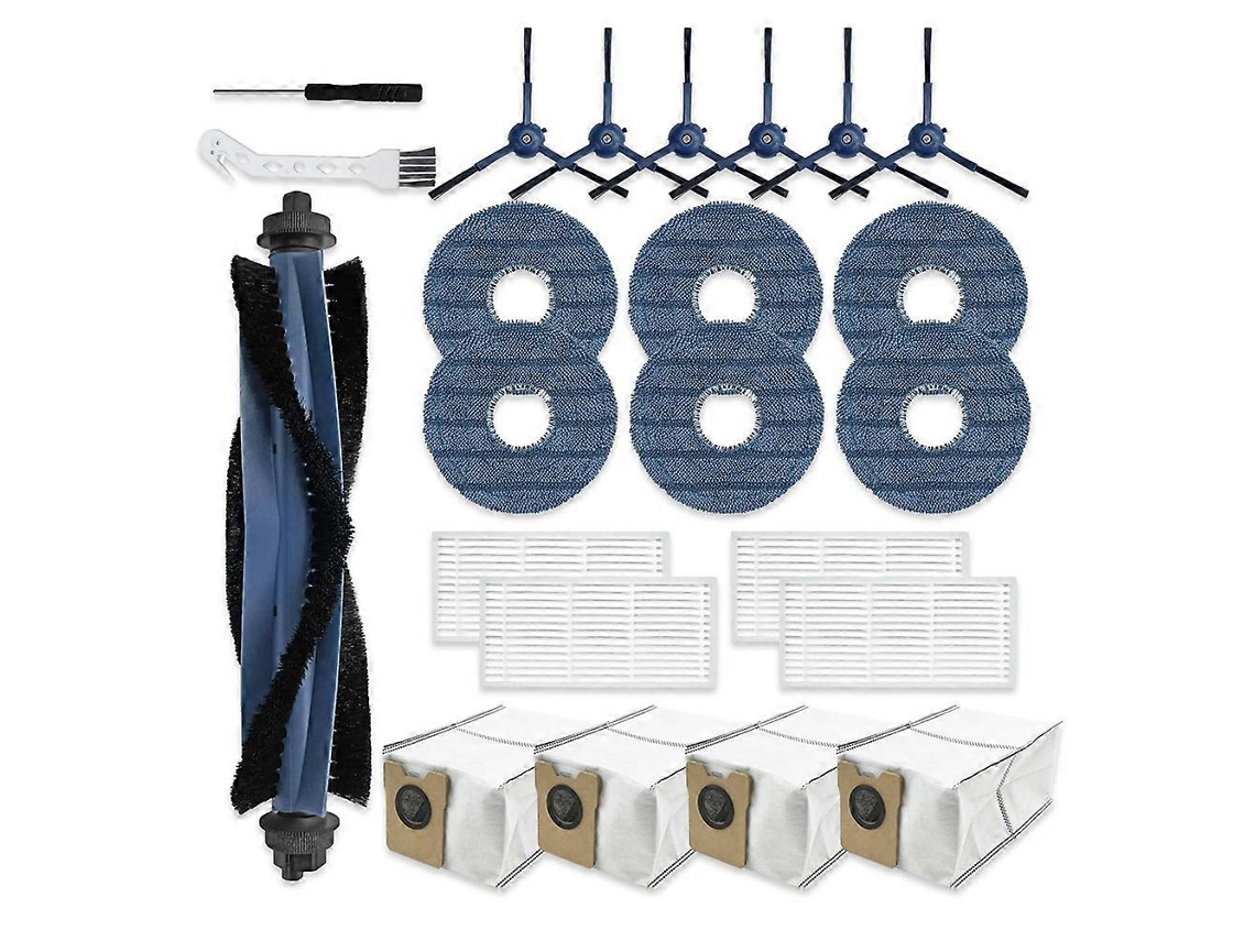 Replacement Parts For Omni C20 Robot Vacuum Cleaner,main Brush, Side Brushes,mop Pads,filters,dust