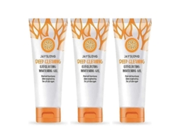 Sachês De Gel Esfoliante Facial De Laranja Que Ilumina A Pele.