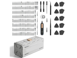 Yuru kit de Chaves de Fenda Manual Multifuncional 180 em 1 com Aço Liga e Abs para Reparos em Laptops