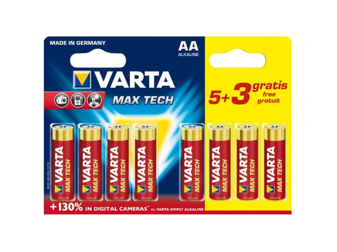 Pilhas VARTA Max Tech AA