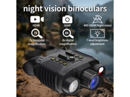 Pretos Ipree Nv8360 Binóculos Visão Noturna Infravermelha 4k 36mp Bateria 4500mah Zoom 8x 500m Lanterna Tática