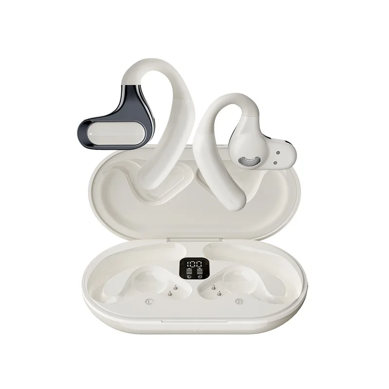 (branco) Fones De Ouvido Intra-auriculares Sem Fio Com Cancelamento De Ruído E Bluetooth Para Esportes, Com Bateria De Longa Duração.