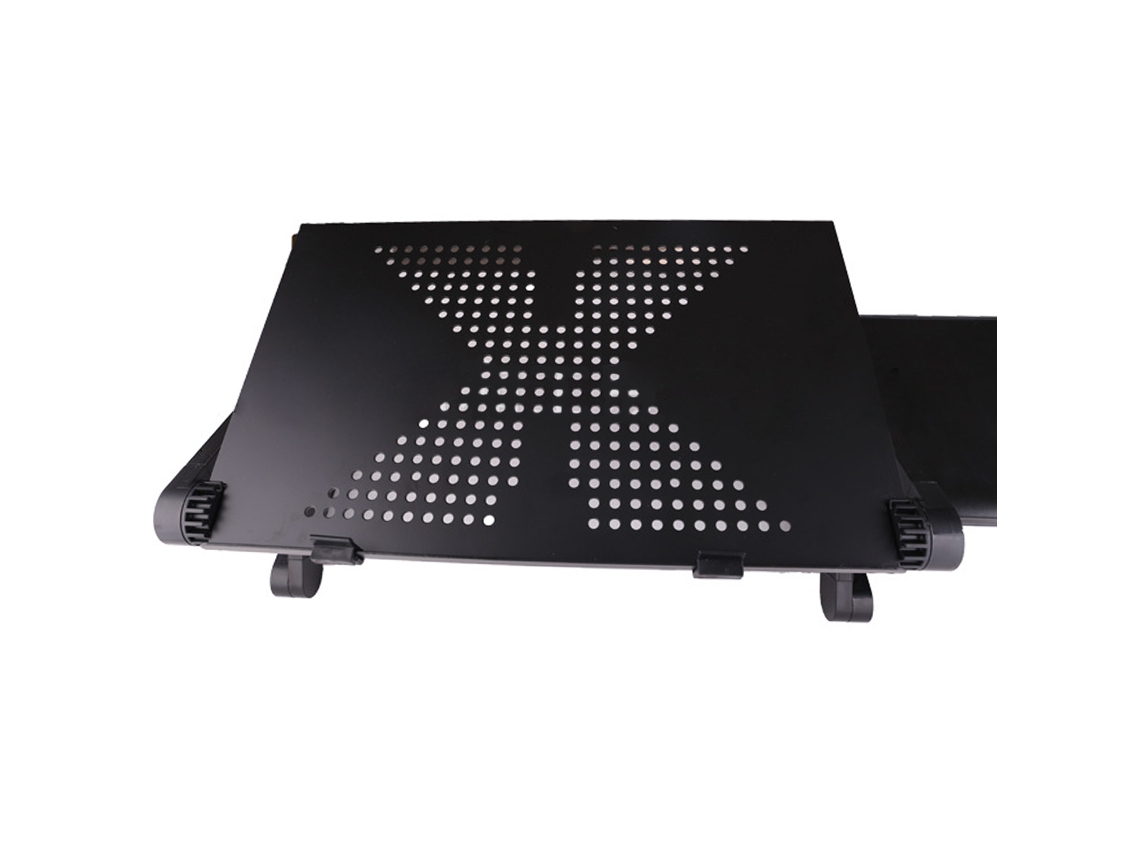 Suporte para Laptop Ajustável de Alumínio com Mesa e Mouse