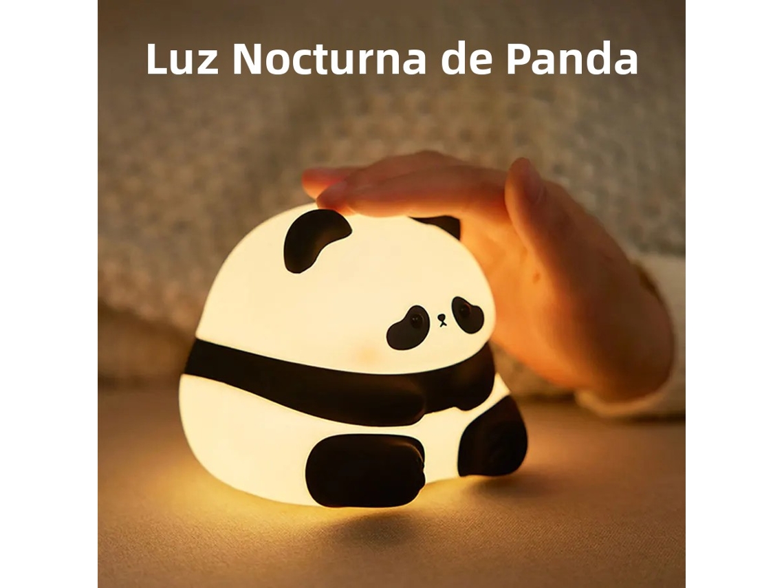 Luz Noturna Led Recarregável Via Usb, com Design de Panda de Pelúcia, Também Pode Ser Usada como Campainha. MDUG (estilo 4)