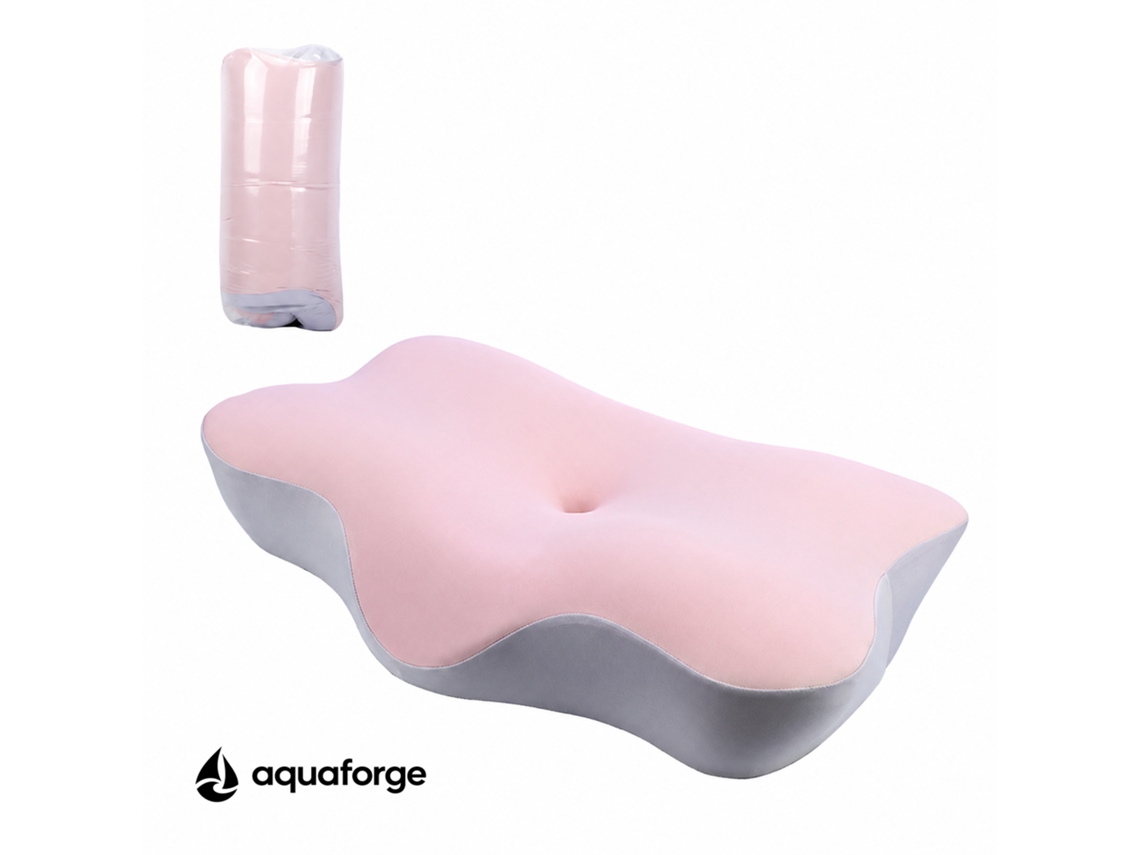 Almofada Cervical Ergonómica Espuma Viscoelástica 65 X 43 X 9.5 Cm